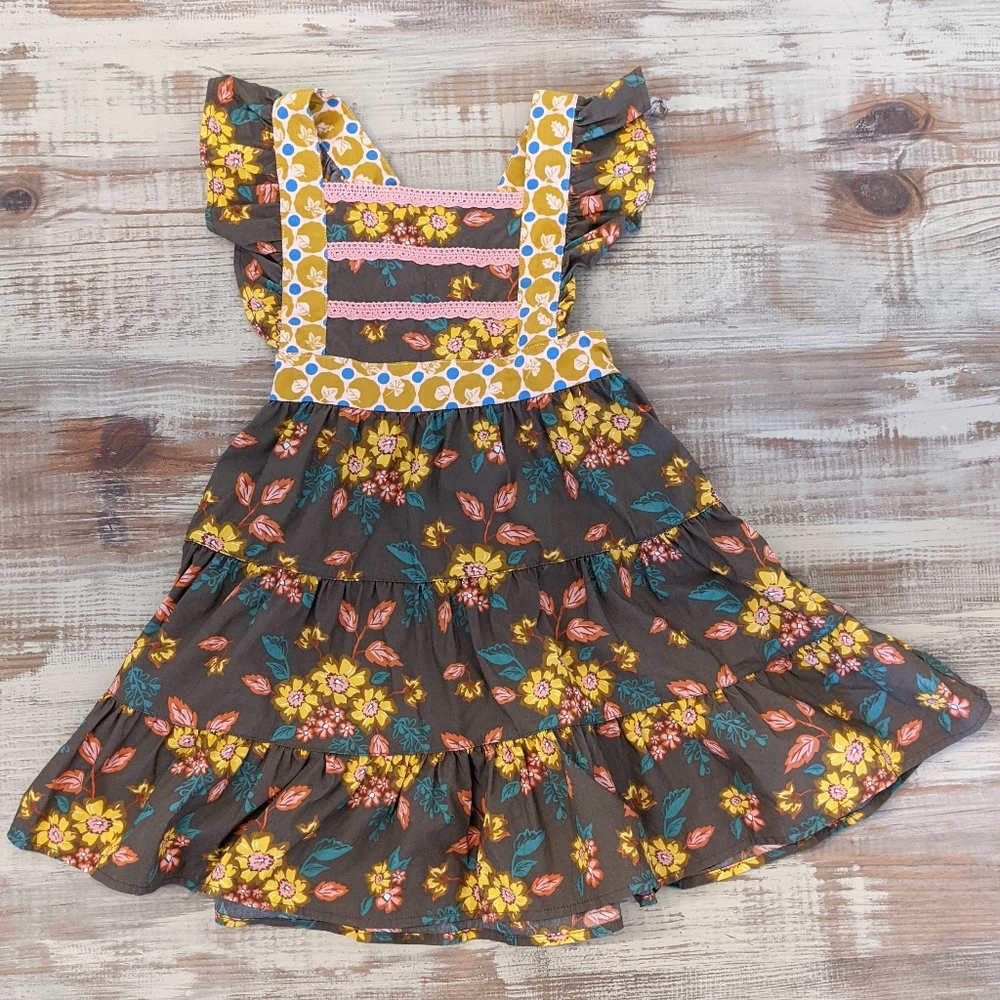 EUC Wildflowers dress size 4